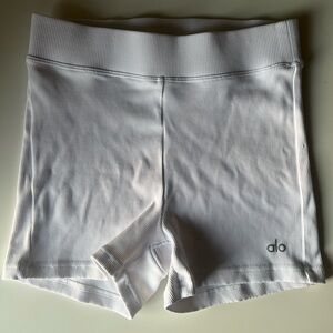 Alo White Shorts